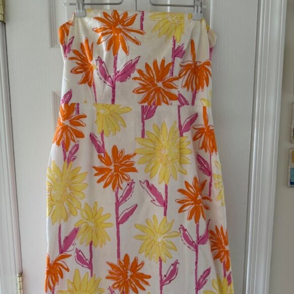 Lilly Pulitzer (vintage) strapless dress, Size 8 - Picture 2 of 3